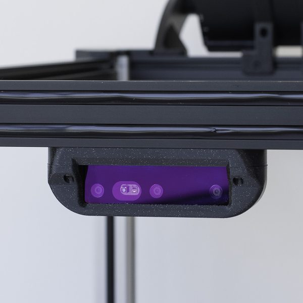 Close-up of 3D Stereocam Depth Camera on the Model C2 autonomous delivery cart